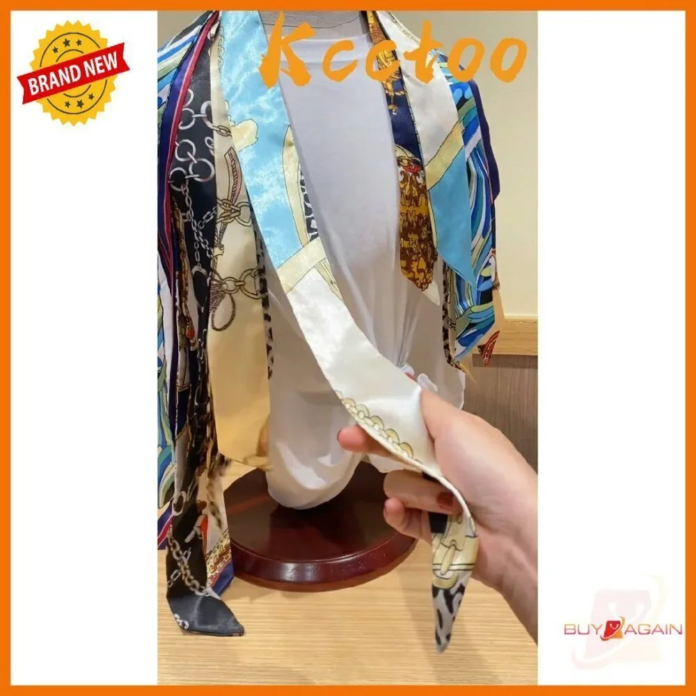 20 Pack Imitation Silk Scarf Set for Handbag Hair Neck Accessories